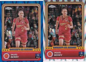 2024 Topps Chrome Mcdonald's All American RayWave & BLUE WAVE #13 IMARI BERRY - Foto 1 di 1