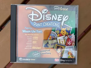 Disney Print Creations Featuring Winnie The Pooh PC CD-Rom 2002 - Picture 1 of 12