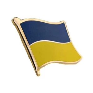 Ukraine Ukrainian Diplomat Brooch Country Flag Lapel Pin Badge 2022