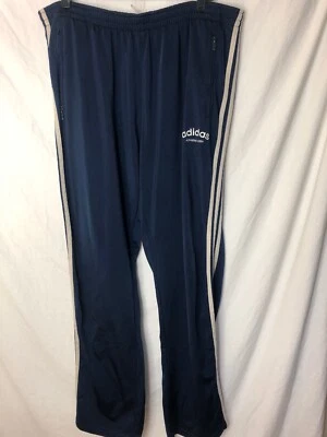 Adidas Sweat Track Pants Olympics USA Athens 2004 Men’s XL Blue Cream Stripes - Image 1 of 4