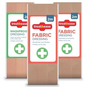 Washproof & Fabric Dressing Strip 2M x 6.5CM | Premium Grade Adhesive Plasters - Picture 1 of 6