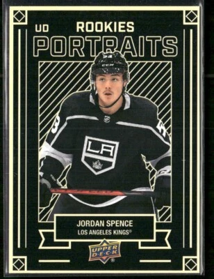 2022-23 Upper Deck Series 2 - UD Portraits Rookies #P-48 Jordan Spence (RC) - Image 1 of 2