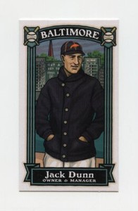 #TN04293 JACK DUNN City Gary C Studio Baseball Card