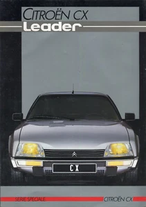 Citroen CX 20 Leader Limited Edition 1985 French market colour sales Brochure - Picture 1 of 1