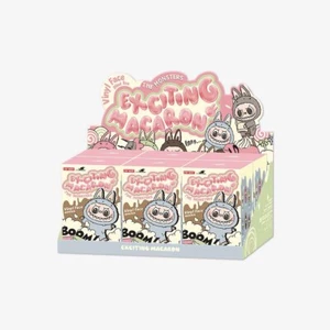 Pop Mart Labubu The Monsters Exciting Macarons Vinyl Face Full Case Blind Box - Imagen 1 de 10