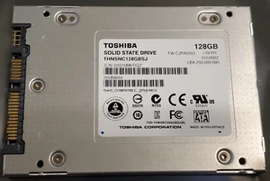 Toshiba THNSN128GBSJ 128GB SSD 2.5" SATA II Hard Drive W/ Disk Report - Photo 1/4