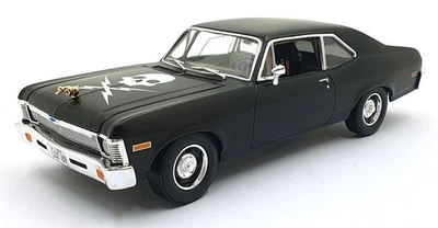 Greenlight 1/18 Scale Diecast GMP-18925 - 1971 Chevrolet Nova - Black - Image 1 of 4