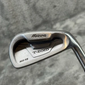 RH Mizuno T-Zoid MX 15 Single 6 Iron Exsar Blue Lite Regular Graphite - Picture 1 of 8