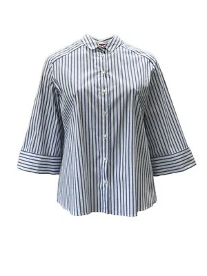 Camisa para mujer Marina Rinaldi azul Faretra cierre de botones nueva con etiquetas Foto 1 de 3