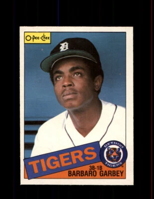 1985 BARBARO GARBEY OPC #243 O-PEE-CHEE TIGERS *G2019 - Image 1 of 2