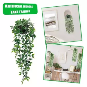 Artificial Indoors Fake Trailing Hanging Plants in Pots HOTS - Picture 1 of 13