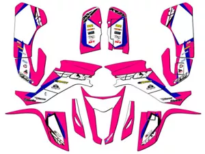 Kit de gráficos LTZ 400 13 FLY 2003-2008 rosa Senge compatible con Suzuki - Imagen 1 de 7