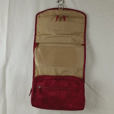 Kit de cosméticos plegable organizador colgante de viaje firma Coach Nylon Getaway Foto 1 de 4