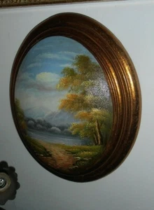 Vintage coppia di quadretti dipinti ad olio - Picture 1 of 2