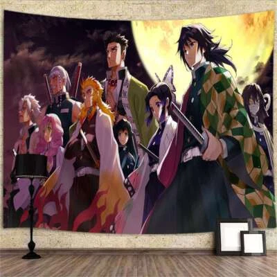Anime Demon Slayer Poster XXL Wandteppich Wandbehang Fototapete Wandtapete - Bild 1 von 4