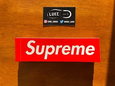 Supreme Classic Red Box Logo Sticker Authentic (Ships with tracking)
