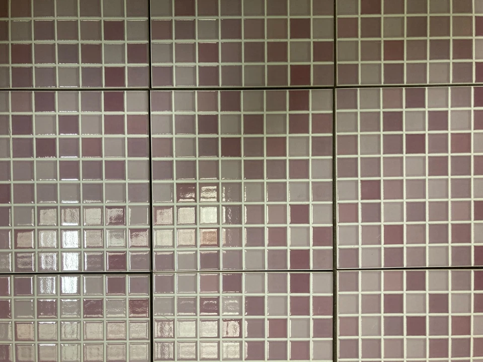 Telha quadrada roxa e lilás cerâmica 11x11 Backsplash remodelação de parede 12 pés quadrados - Imagem 1 de 1