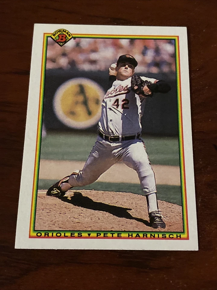 1990 Bowman Baltimore Orioles Baseball Card #247 Pete Harnisch B4521 - Image 1 of 1