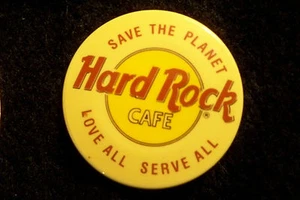 Vintage Hard Rock Cafe Pinback Pin Collectible 3rd Anniversary Paris - Picture 1 of 1