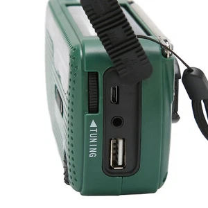 12000mAh Solar Radio Kurbelradio Notfall USB Mit Handyladefunktion Taschenlampe - Bild 1 von 13