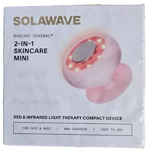 Solawave 2-in-1 Hautpflege Rot und Infrarot Lichttherapie Kompakt Neu Versiegelt - Bild 1 von 11