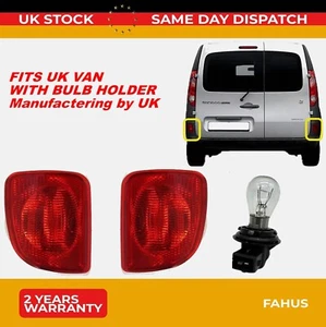 FOR RENAULT KANGOO 2008 - 2021 REAR FOG LIGHT LAMP  LEFT RIGHT SIDE  REFLECTOR - Picture 1 of 7