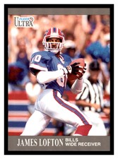 1991 Fleer Ultra Update #U-10 JAMES LOFTON Buffalo Bills
