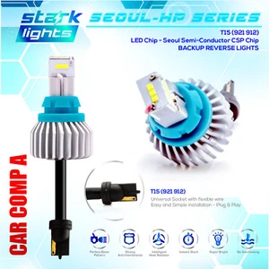 True 2400LM CSP High Power Reverse Back Up Light Bulb 6K White - T15 912 921 (E) - Picture 1 of 7