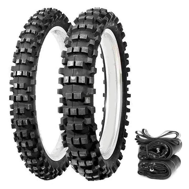 Dunlop D952 Intermediate Tires Tubes Rim Strips Set Moto - Honda CRF250R  04-18 Foto 1 de 1