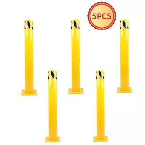 5 PACK Safety Bollard 910mm Parking Barrier Driveway Safety Security Post 36"H  - Picture 1 of 17