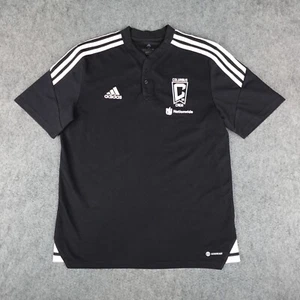 Columbus Crew Shirt Mens Medium Black Training Jersey MLS Adidas AeroReady Ohio - Picture 1 of 13