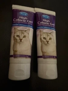 NEW LOT OF 2 PetAg HIGH CALORIE Cat Gel 3.5 oz 7 OZ SEALED EXP 5/27 - Picture 1 of 1