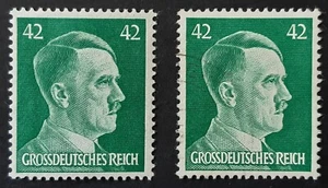 Germany Third Reich 1944 SG894 42pf emerald green, Hitler portrait, MNH and VFU - Picture 1 of 1