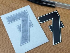 Barry Baltus Race Number 7 - (Very Small Pair) - UK SELLER - Foto 1 di 1