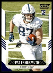2021 Score #323 Pat Freiermuth RC Rookie  Penn State Nittany Lions Football 