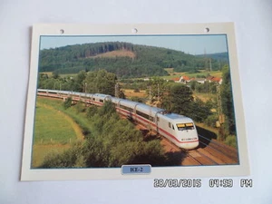 CARTE FICHE TRAIN ICE-2 - Picture 1 of 1