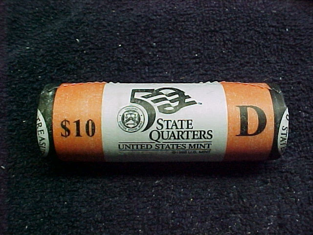 2004 D MICHIGAN  STATE QUARTER US MINT ROLL - Image 1 of 1