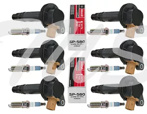 Set of 6 Ignition Coil + 6 Spark Plug 2013-2019 Explorer 3.5L V6 Turbocharged - Foto 1 di 7