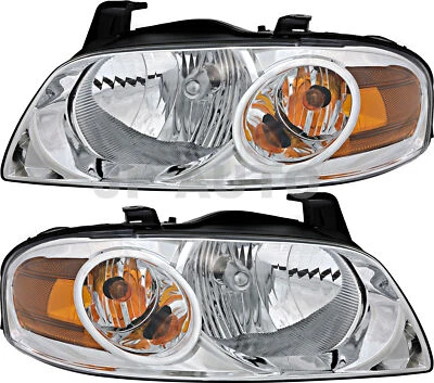 For 2004-2006 Nissan Sentra Headlight Halogen Set Driver and Passenger Side Foto 1 de 4