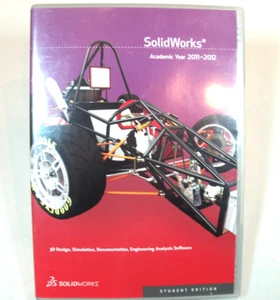 Solidworks 2011-2012 Student Edition 2-Disc Used Key Included Good Condition - Picture 1 of 4