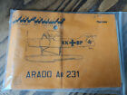 Vintage AVRFRAME Vacuform Arado AR-231 Model Kit 1:72 Scale - Open Box -
