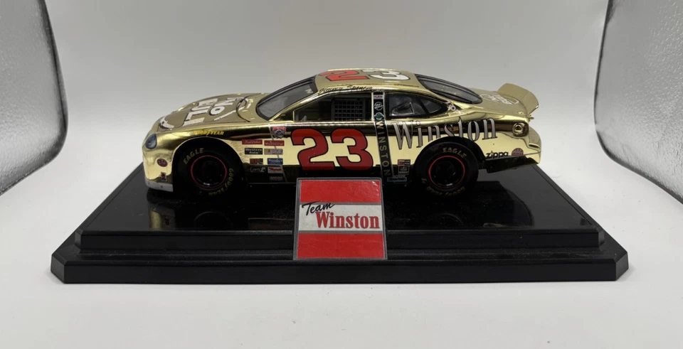 Coche Jimmy Spencer #23 NO BULL escala dorada 1/24 Team Winston edición limitada/2998 Foto 1 de 4