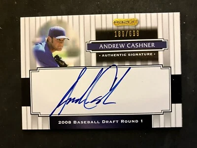 2008 Razor Signature Series #119 Andrew Cashner BASEBALL Chicago Cubs - Image 1 of 2
