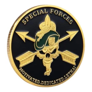 Challenge Coin - United States Army - Special Forces - Green Beret - Special Ops - Picture 1 of 8