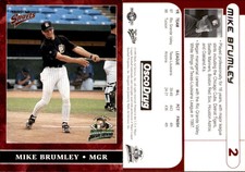 Mike Brumley 1999 Multi-Ad South Bend Silver Hawks #2 Card *AutographDen*