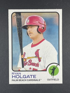 2022 Topps Heritage Minor League Ryan Holgate Palm Beach Cardinals #163