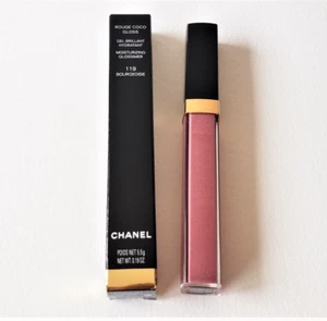 CHANEL Rouge Coco Gloss Moisturizing Glossimer 119 BOURGEOISIE Lip Gloss - Picture 1 of 2