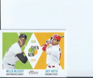 McCovey / Votto 2014  Topps Heritage Then & Now - Picture 1 of 1