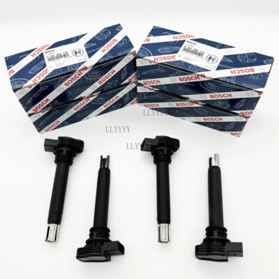 New 4PCS Ignition Coils 0221604115 Fits For VW CC Tiguan Audi A4 Quattro A5 NEW - Image 1 of 4