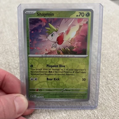 Shaymin 013/162 - Sv05: Temporal Forces Reverse Holo (NM) - Image 1 of 2